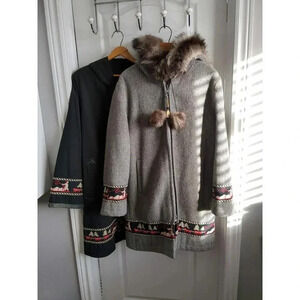 Kerr's fur parka and removable jacket